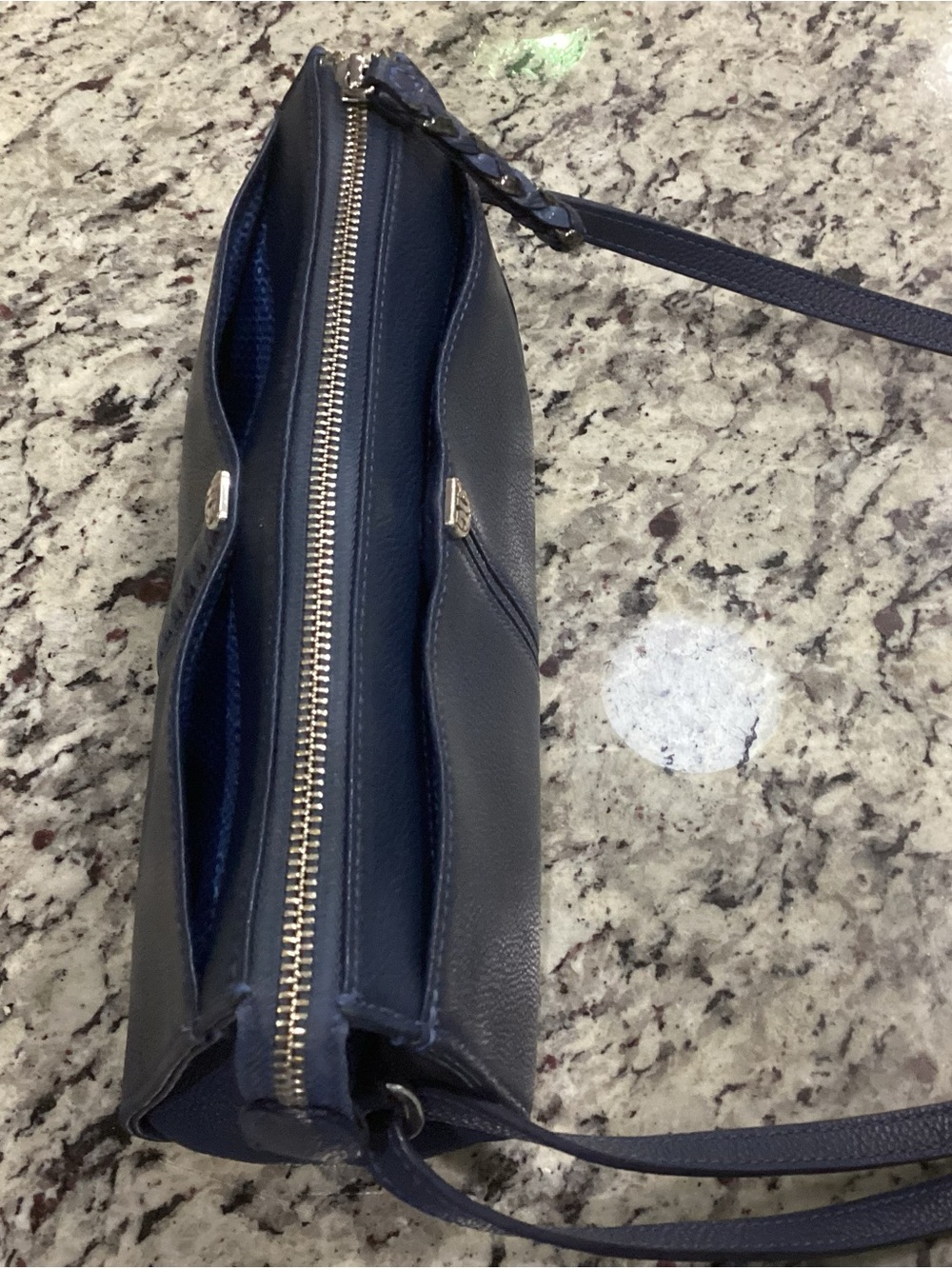 Brighton Leather Crossbody / Shoulder Handbag - Picture 4 of 11